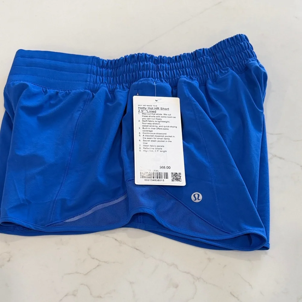Lululemon Athletica Vibrant Blue Athletic Shorts - Picture 5 of 5